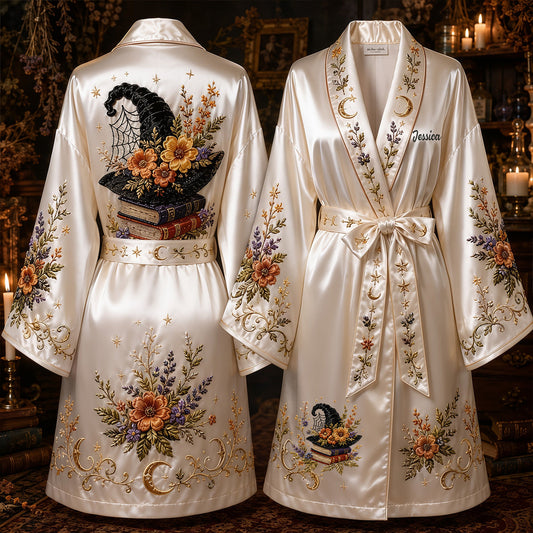 Chapeau de Sorcière - Robe Satin Personnalisée