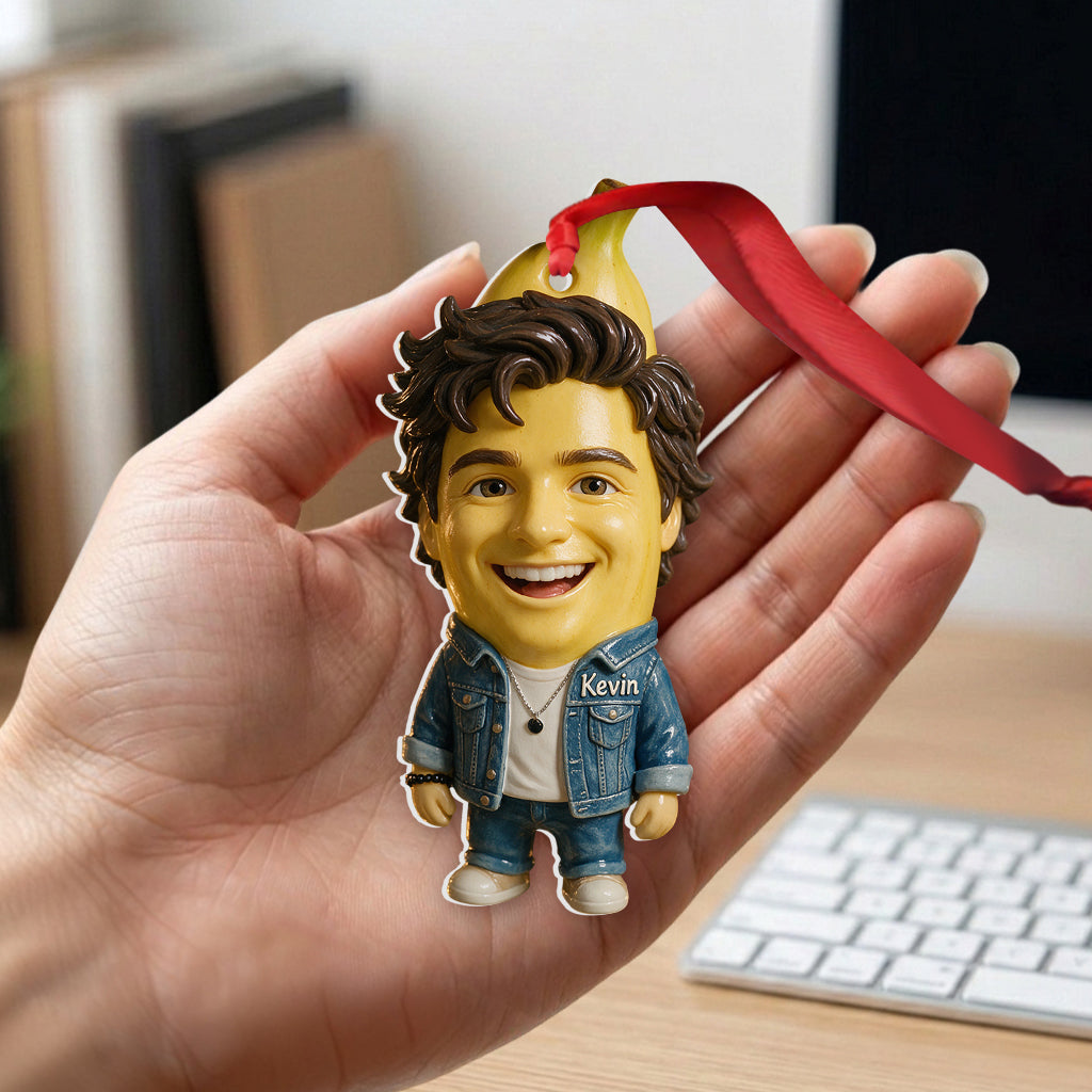 Funny Fruit Family Christmas Gift For Family Members, Friends - Personalized Family Premium 3D Ornament