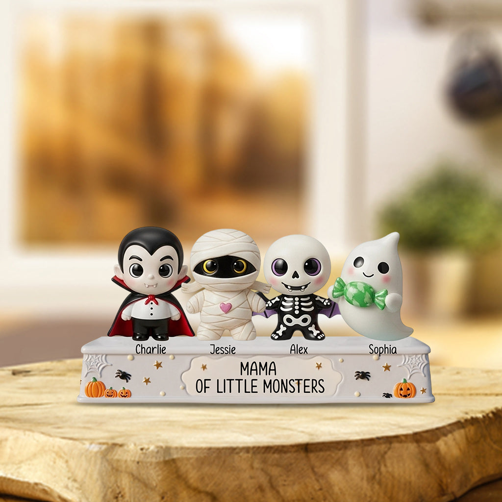 Little Monsters - Personalized Grandma Custom Shaped Acrylic Plaque