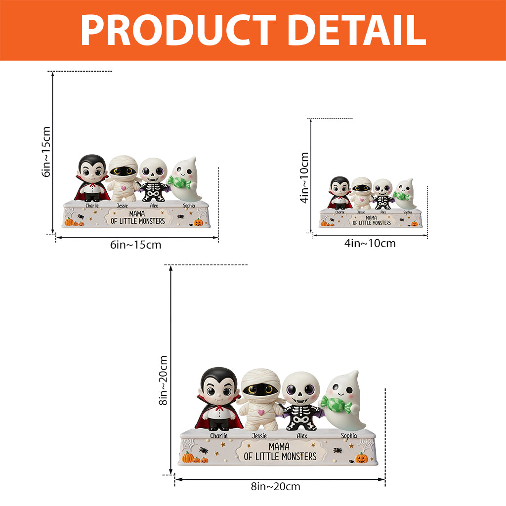 Little Monsters - Personalized Grandma Custom Shaped Acrylic Plaque