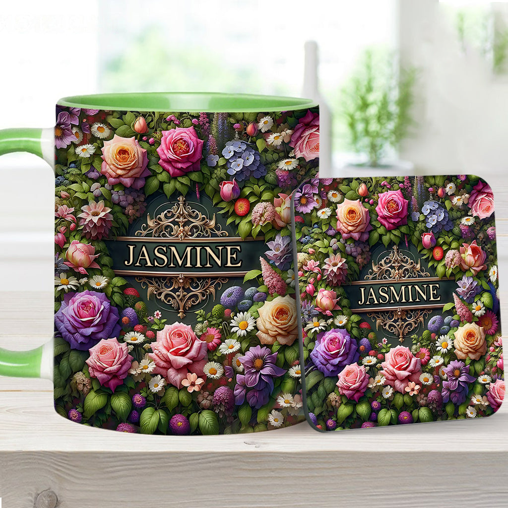 Welcome To My Garden - Personalized Gardening Accent Mug