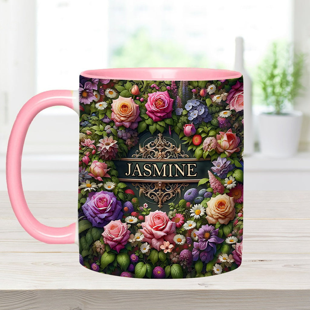 Welcome To My Garden - Personalized Gardening Accent Mug