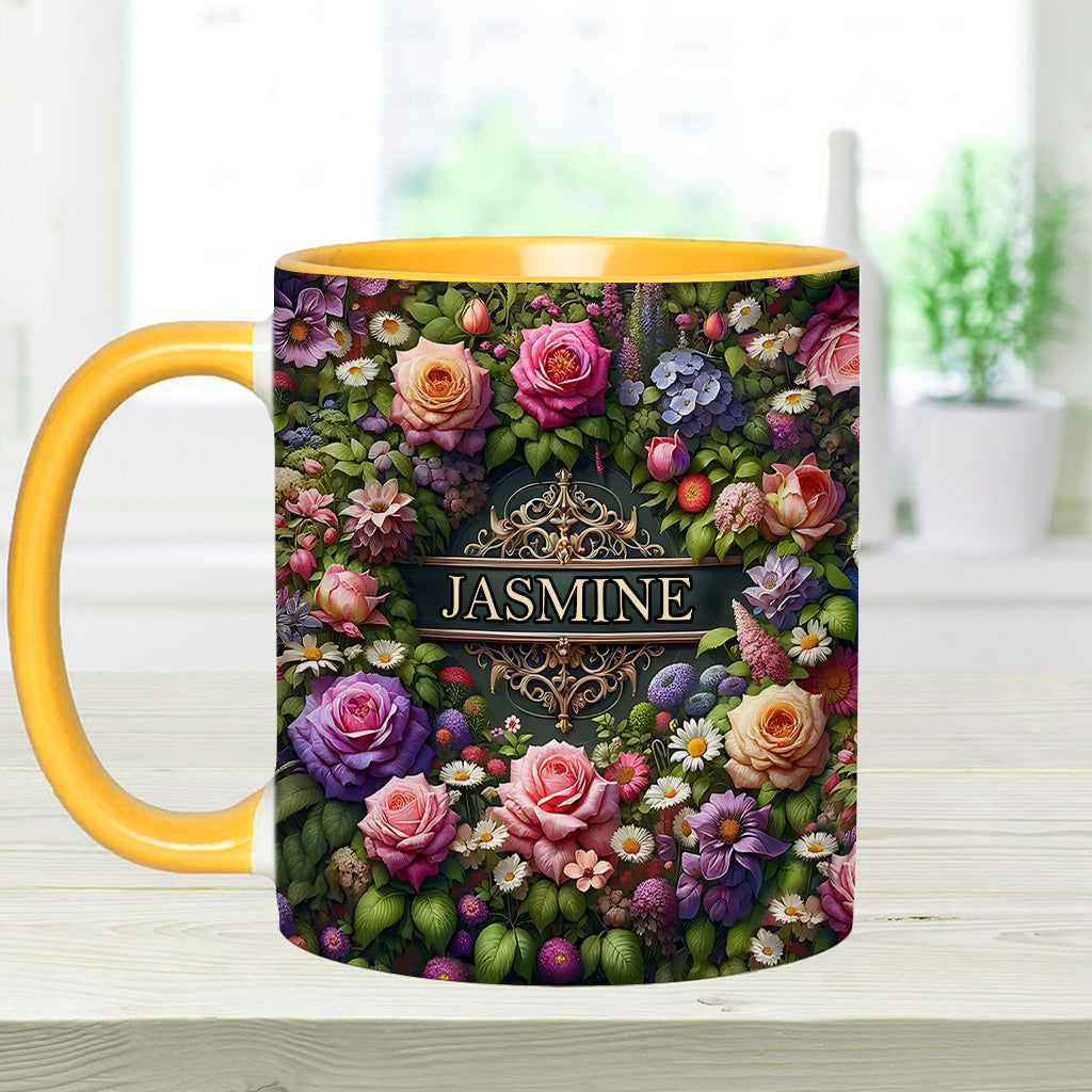 Welcome To My Garden - Personalized Gardening Accent Mug