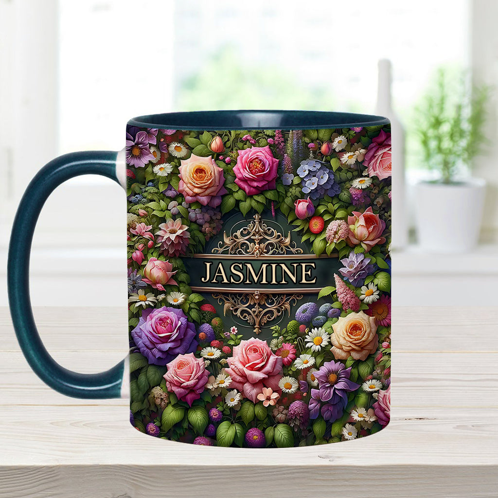 Welcome To My Garden - Personalized Gardening Accent Mug