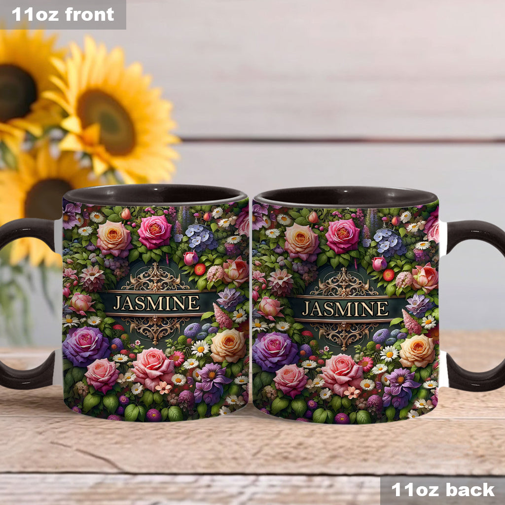 Welcome To My Garden - Personalized Gardening Accent Mug