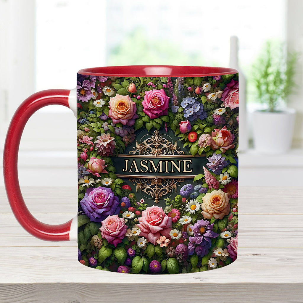 Welcome To My Garden - Personalized Gardening Accent Mug