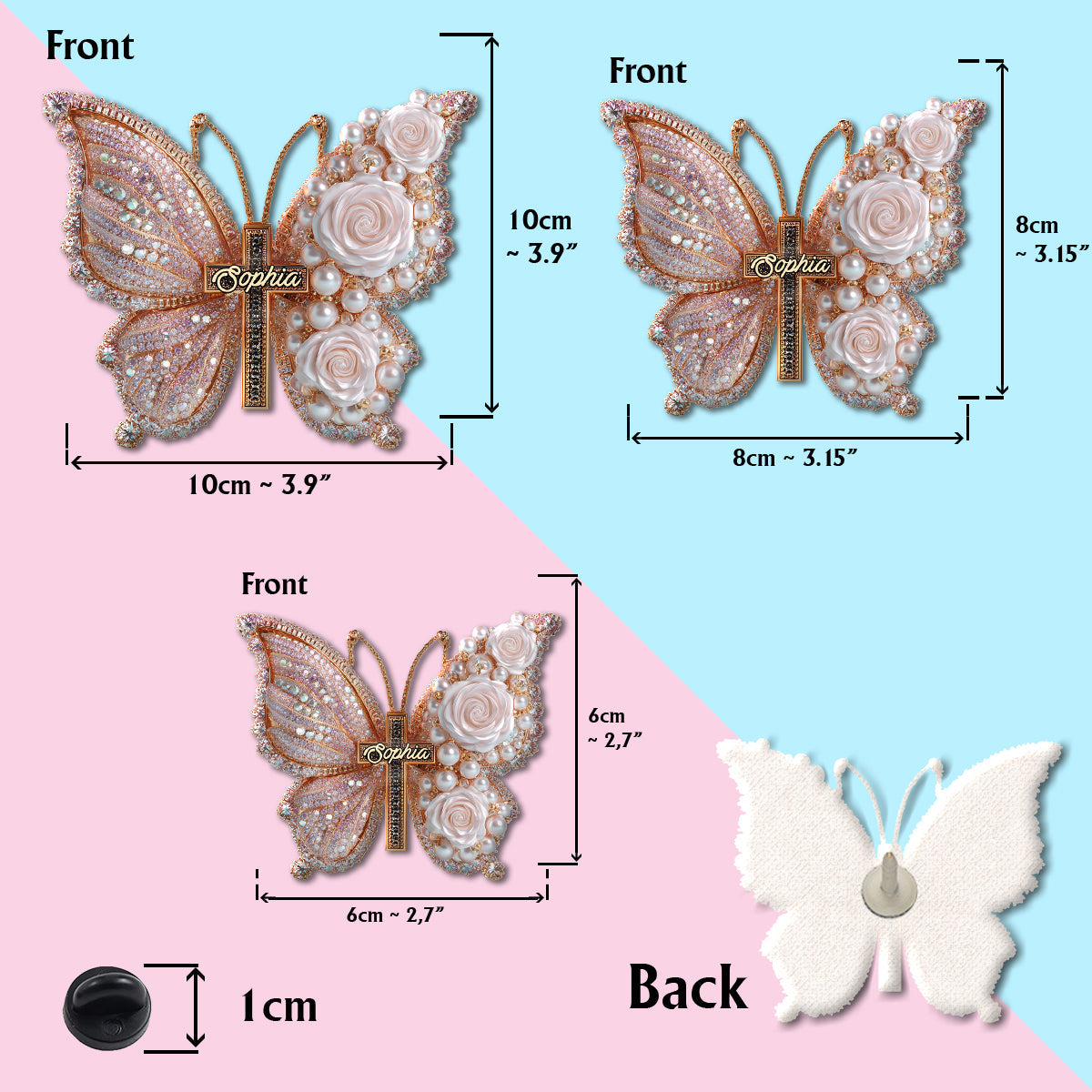 Faith - Personalized Christian Pin