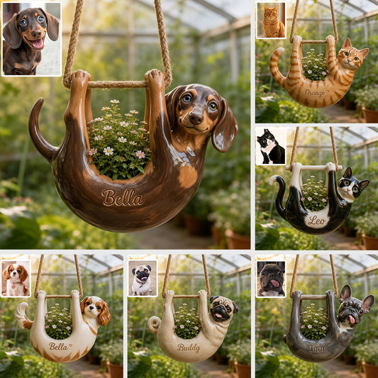 Photo Personnalisée - Pot Suspendu pour Chien