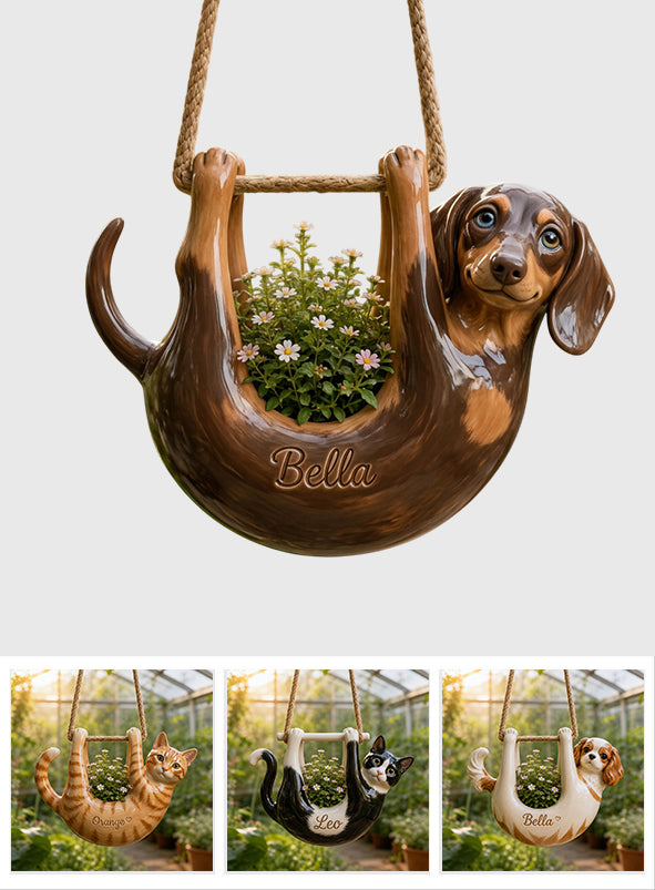 Photo Personnalisée - Pot Suspendu pour Chien