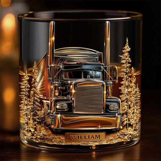 Meilleur chauffeur routier - Verre à whisky personnalisé pour routier