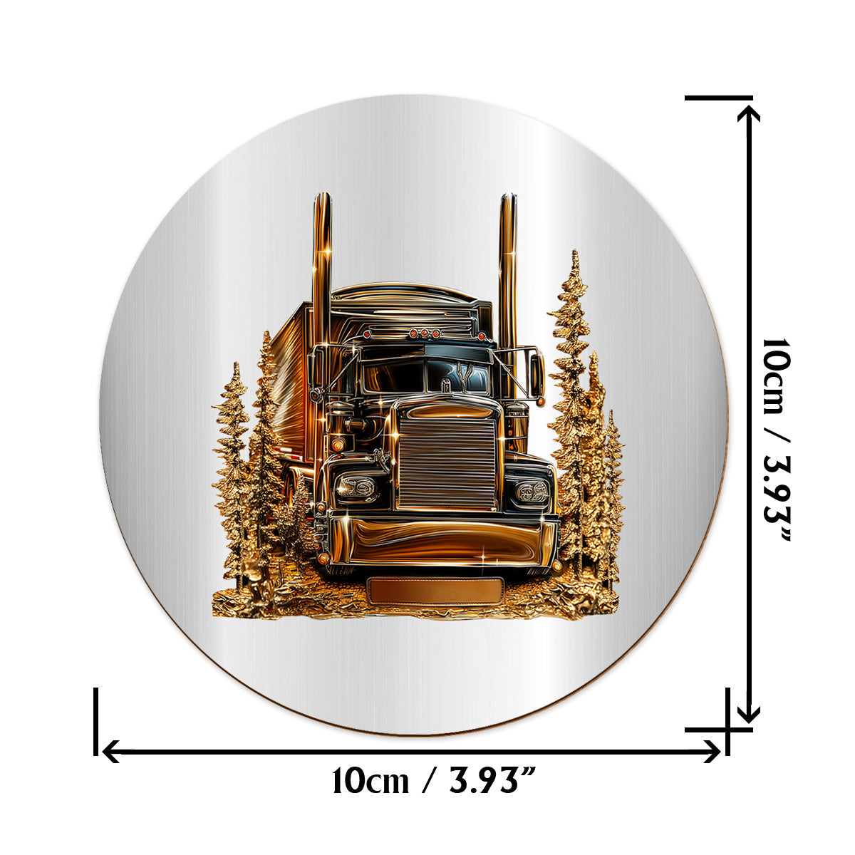 Best Truck Driver - Personalized Trucker Whiskey Glass