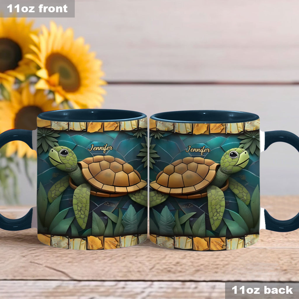 Adorable tortue - Mug personnalisé à motif tortue