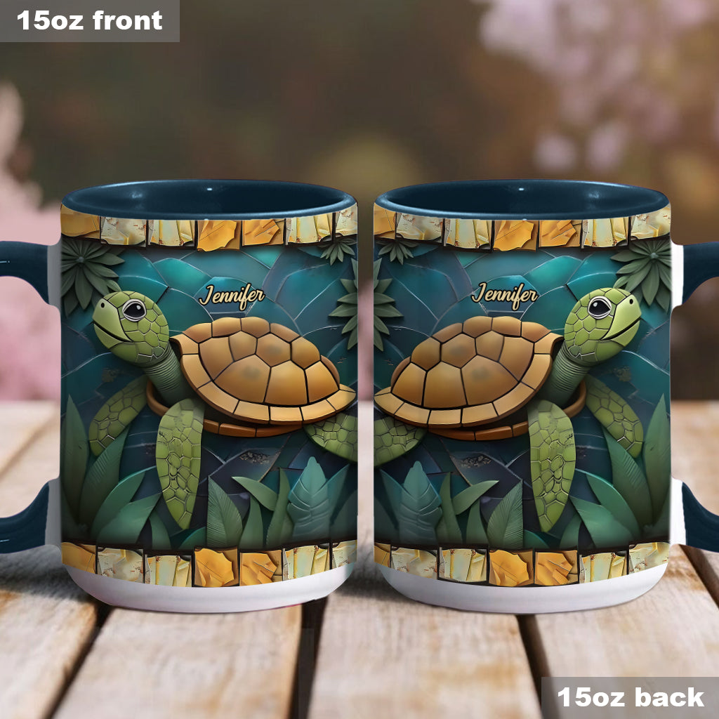 Adorable tortue - Mug personnalisé à motif tortue