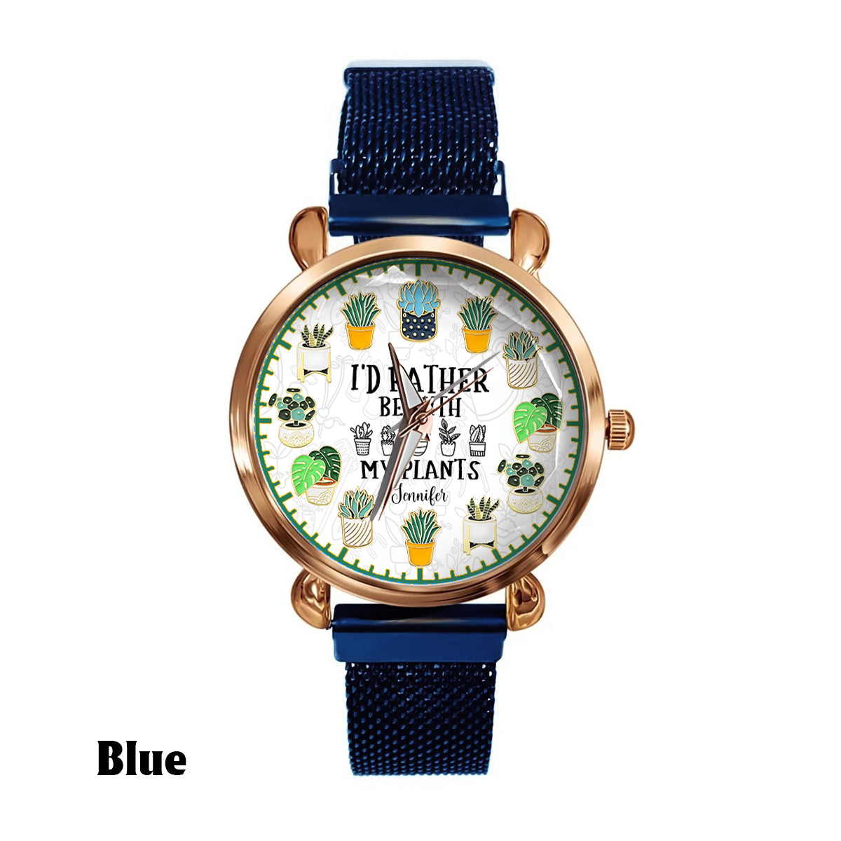 Oui, j'ai besoin de toutes ces plantes - Montre-bracelet personnalisée pour jardinière 
