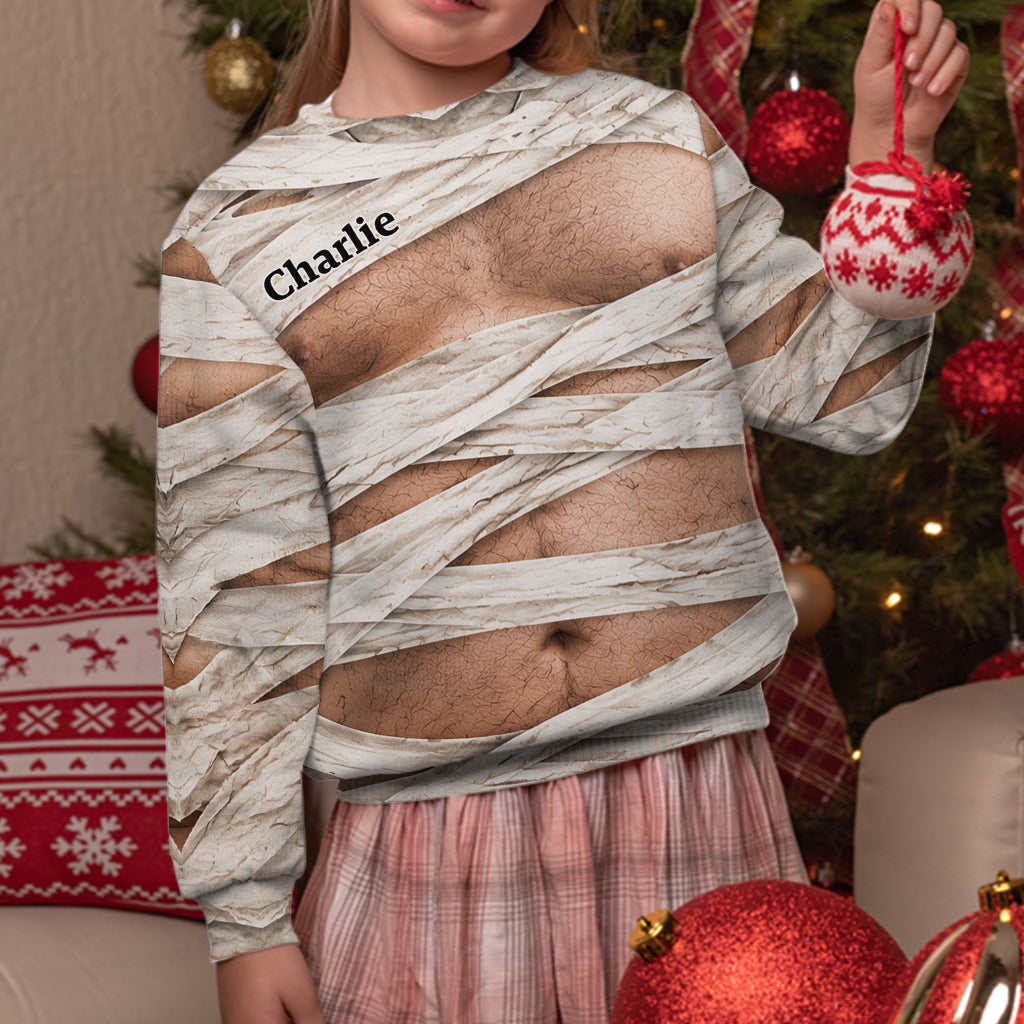Funny Spooky - Personalized Halloween Ugly Sweater