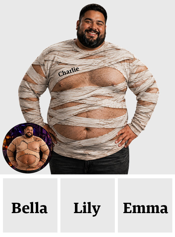 Funny Spooky - Personalized Halloween Ugly Sweater