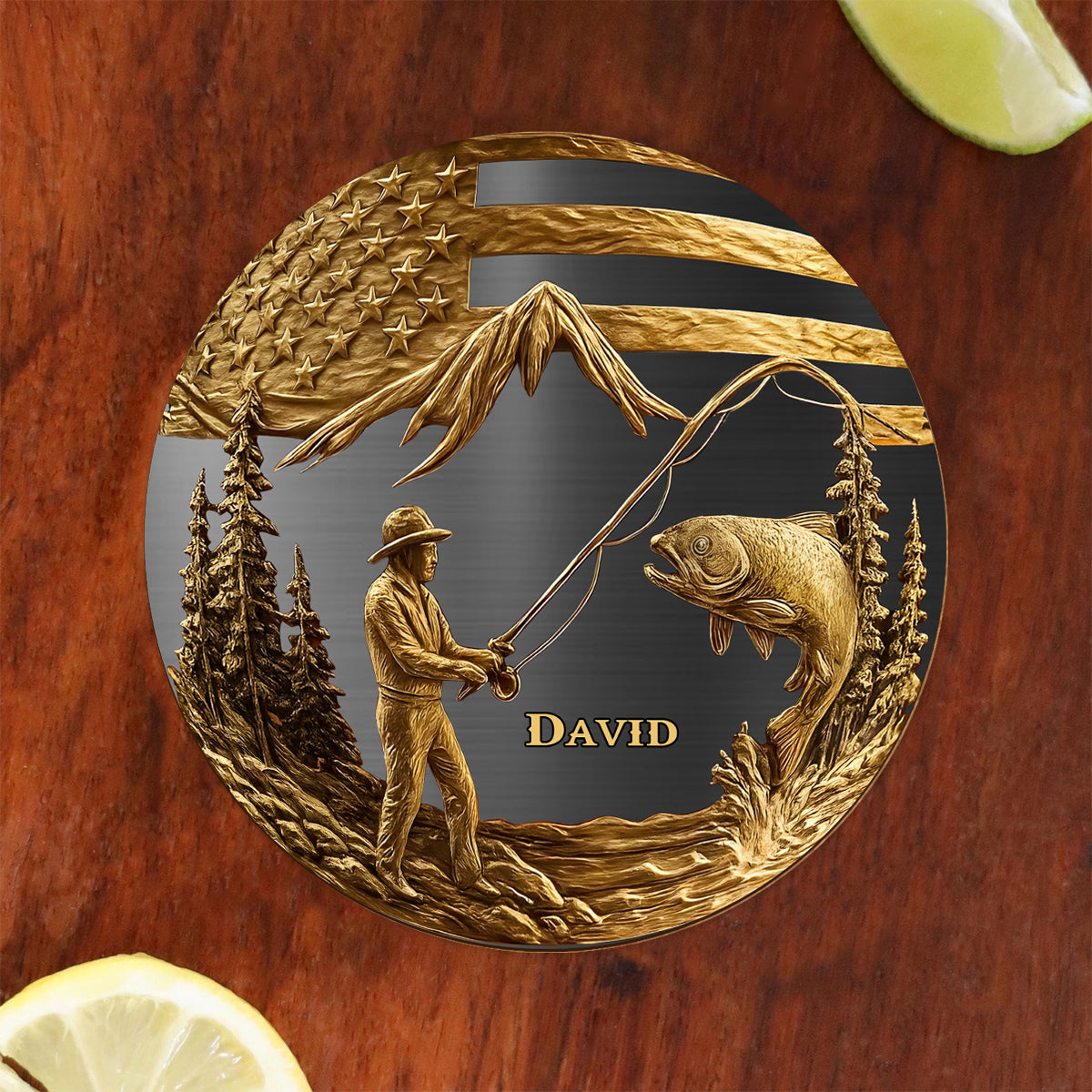 Fishing For Life - Personalized Fishing Whiskey Glass