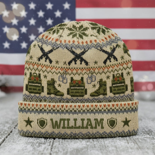 Bonnet camouflage militaire personnalisé pour vétéran
