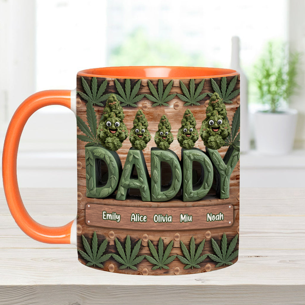 Best Dope Dad - Personalized Father Accent Mug