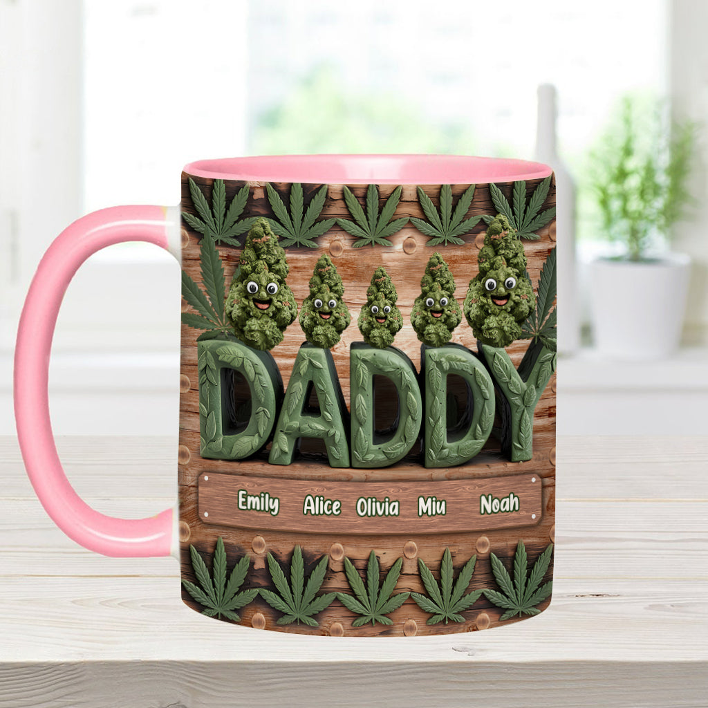 Best Dope Dad - Personalized Father Accent Mug