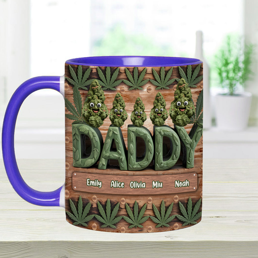 Best Dope Dad - Personalized Father Accent Mug