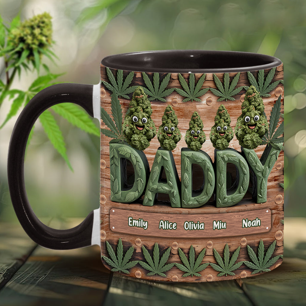 Best Dope Dad - Personalized Father Accent Mug