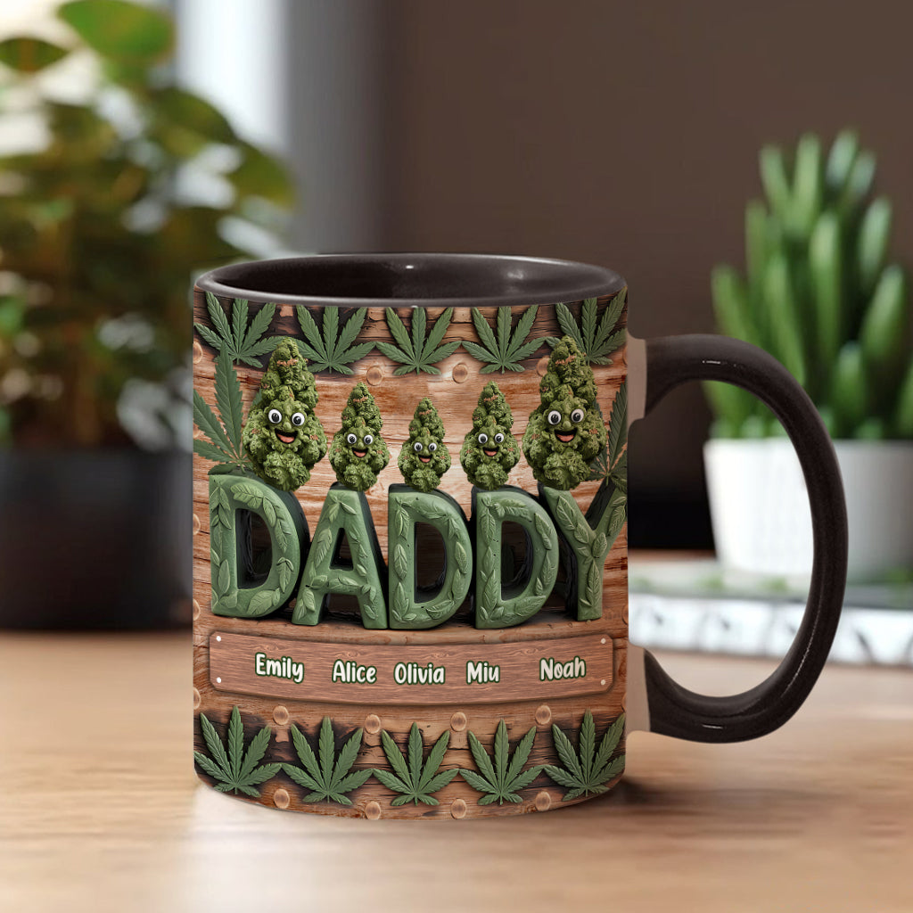 Best Dope Dad - Personalized Father Accent Mug
