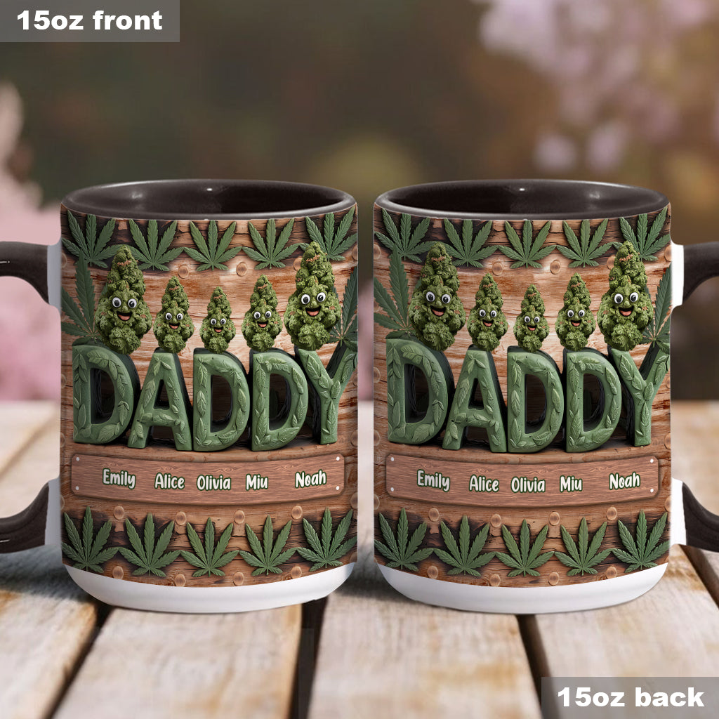 Best Dope Dad - Personalized Father Accent Mug