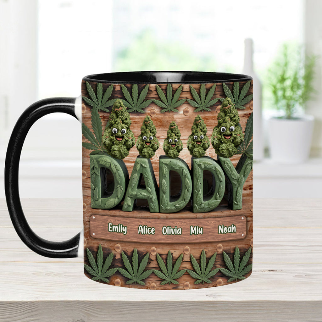 Best Dope Dad - Personalized Father Accent Mug