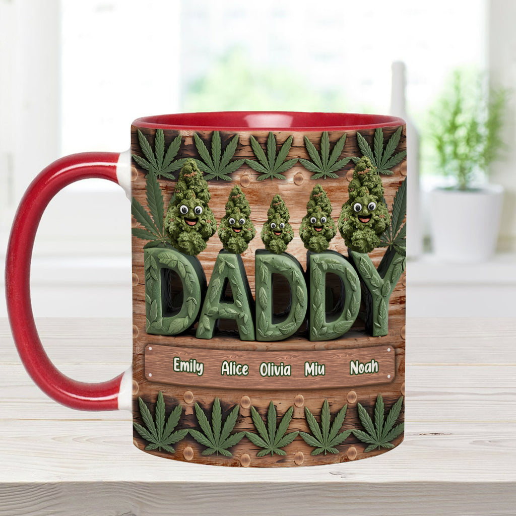 Best Dope Dad - Personalized Father Accent Mug