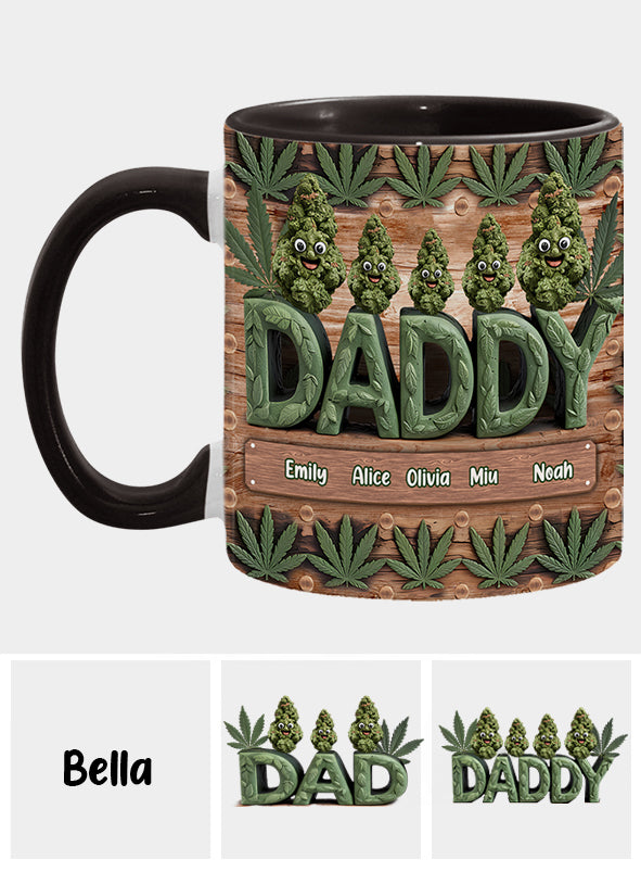 Best Dope Dad - Personalized Father Accent Mug