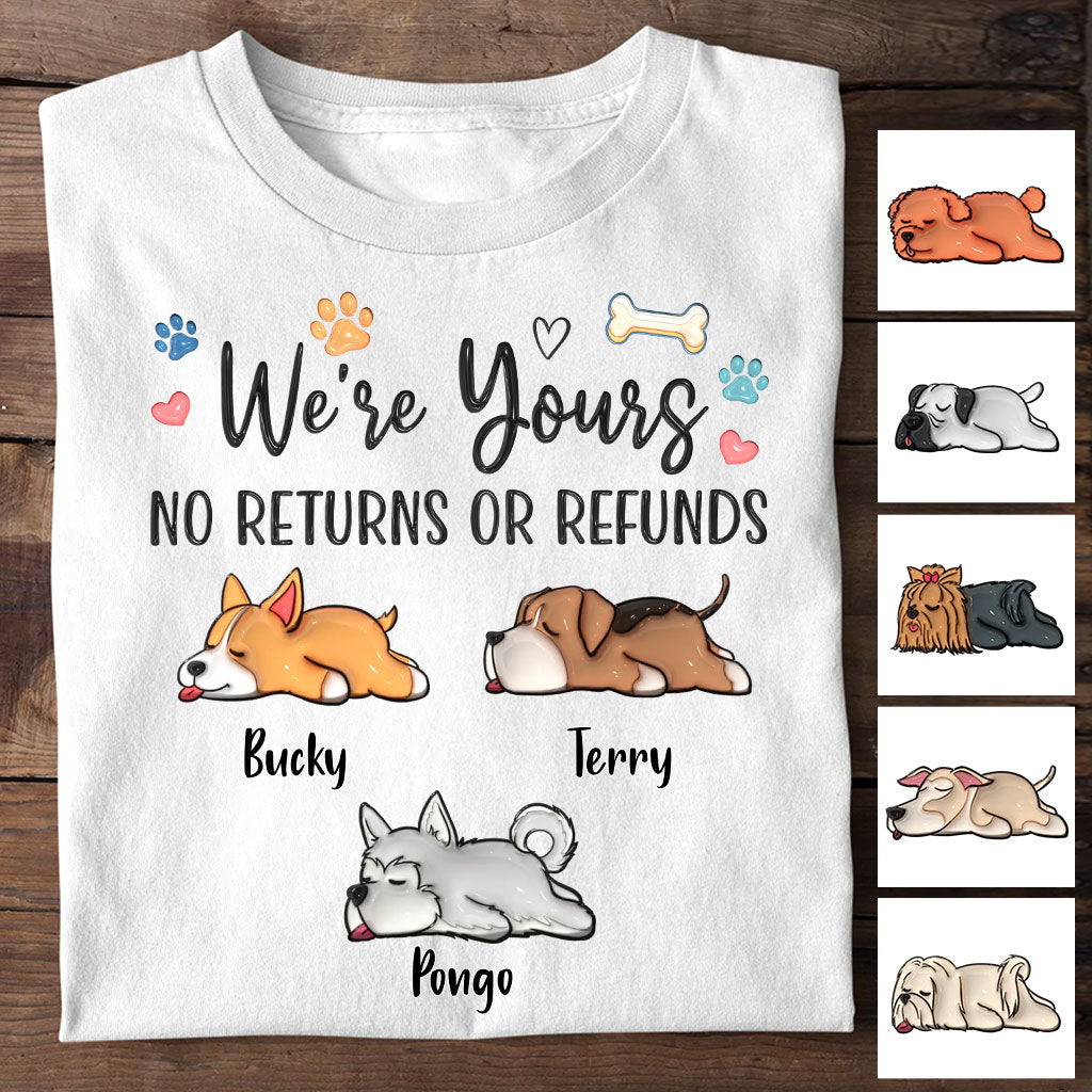 Nous sommes à vous - T-shirt et sweat à capuche personnalisés pour chien