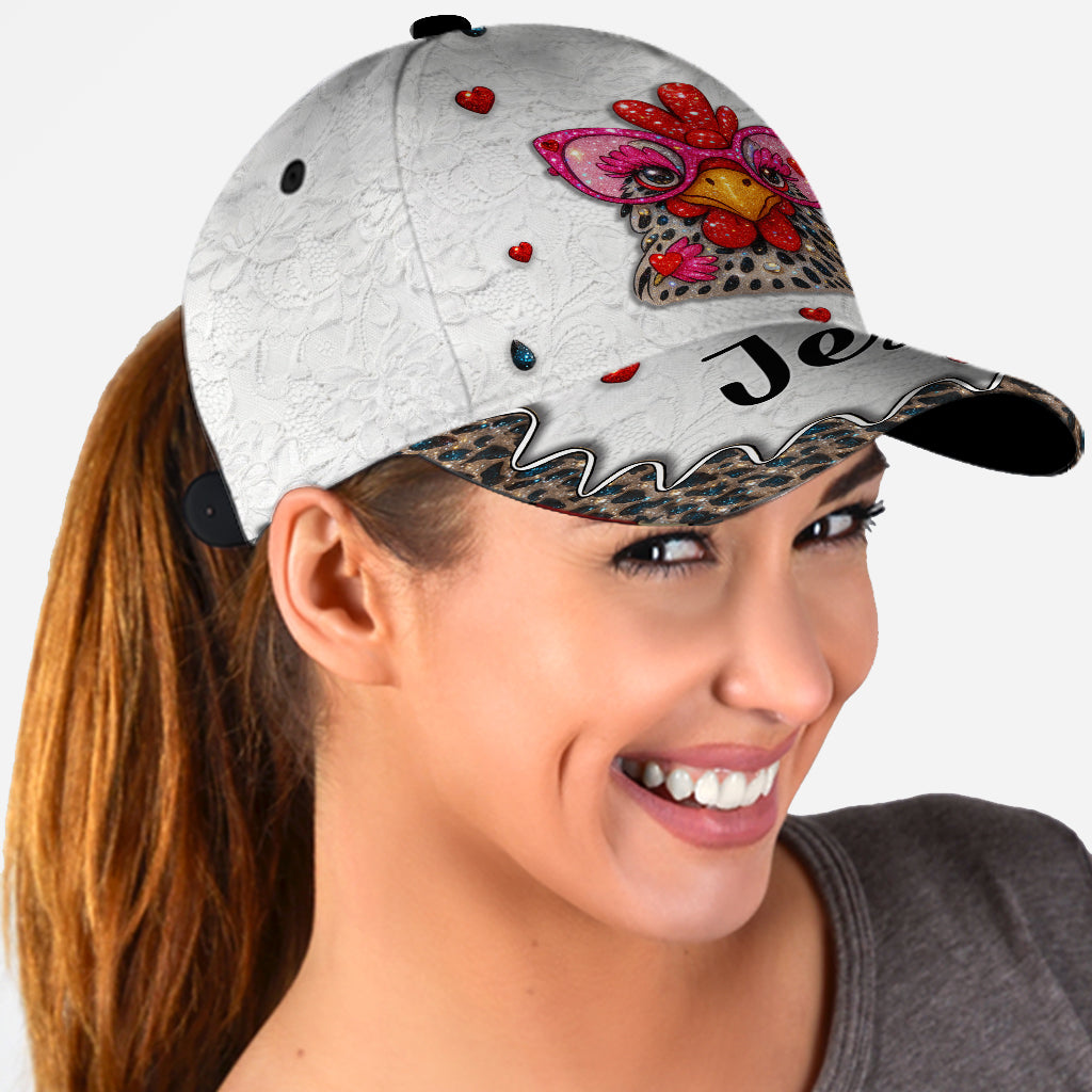 Crazy Chicken Lady - Personalized Chicken Classic Cap