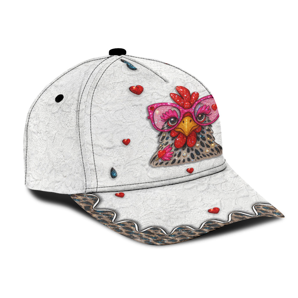 Crazy Chicken Lady - Personalized Chicken Classic Cap
