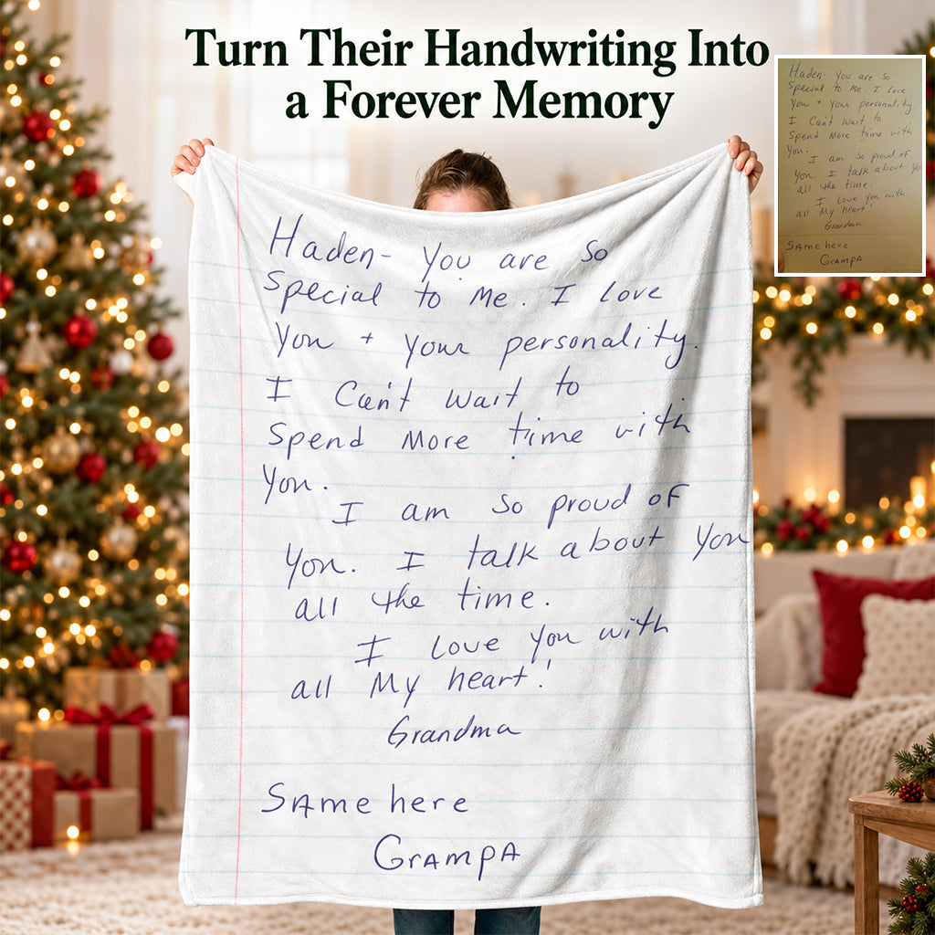 Letters From Heaven - Personalized Memorial Blanket