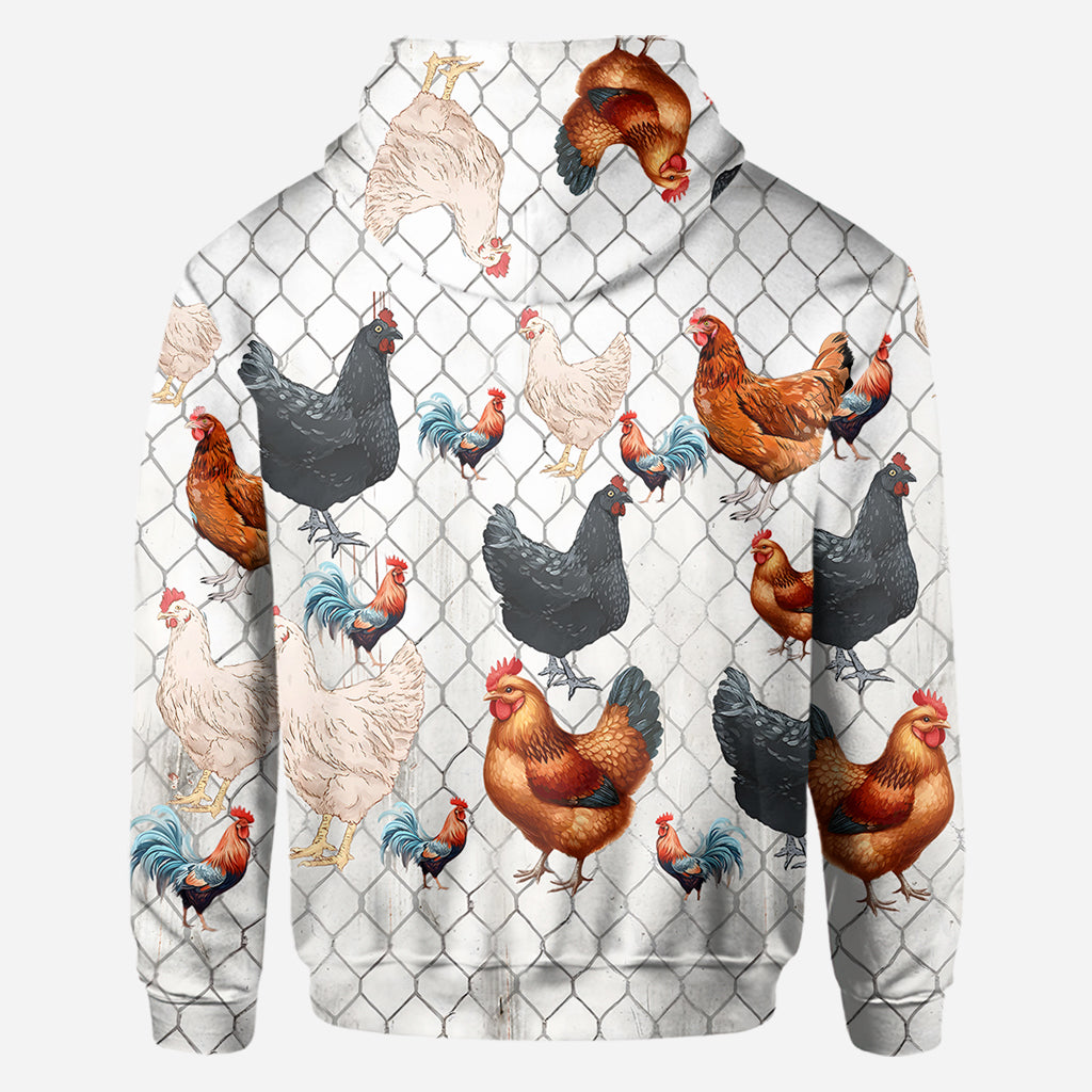 Facilement distrait par les pics - T-shirt personnalisé « Poulet intégral »
