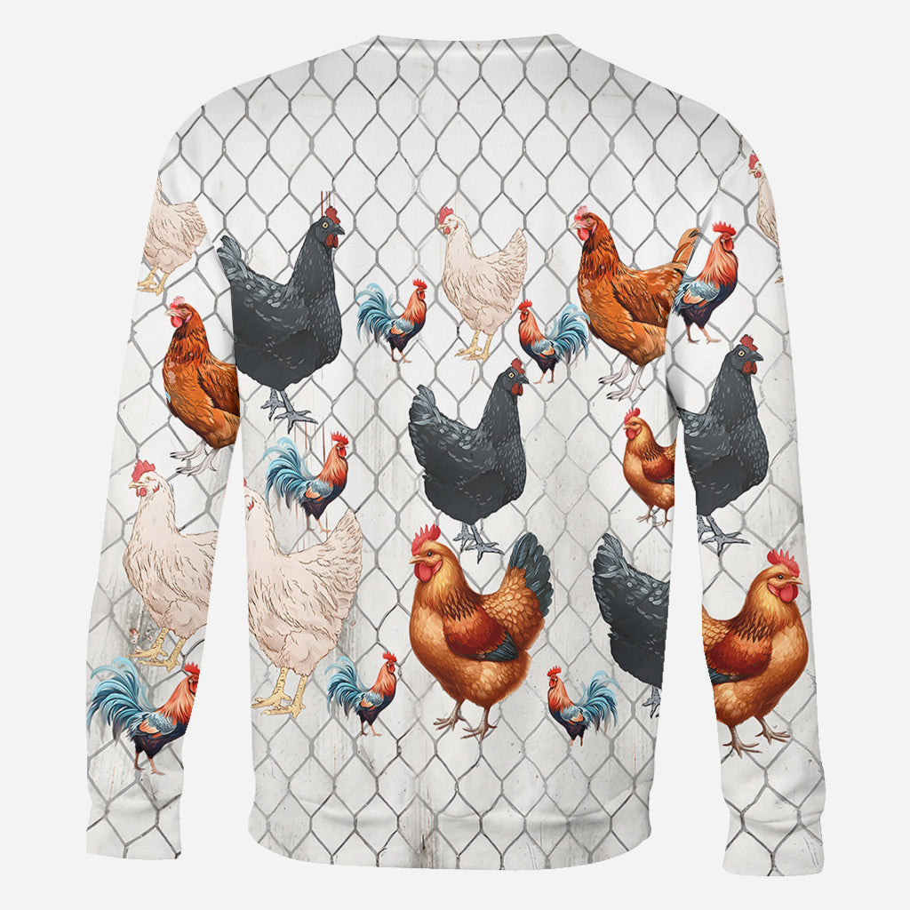 Facilement distrait par les pics - T-shirt personnalisé « Poulet intégral »