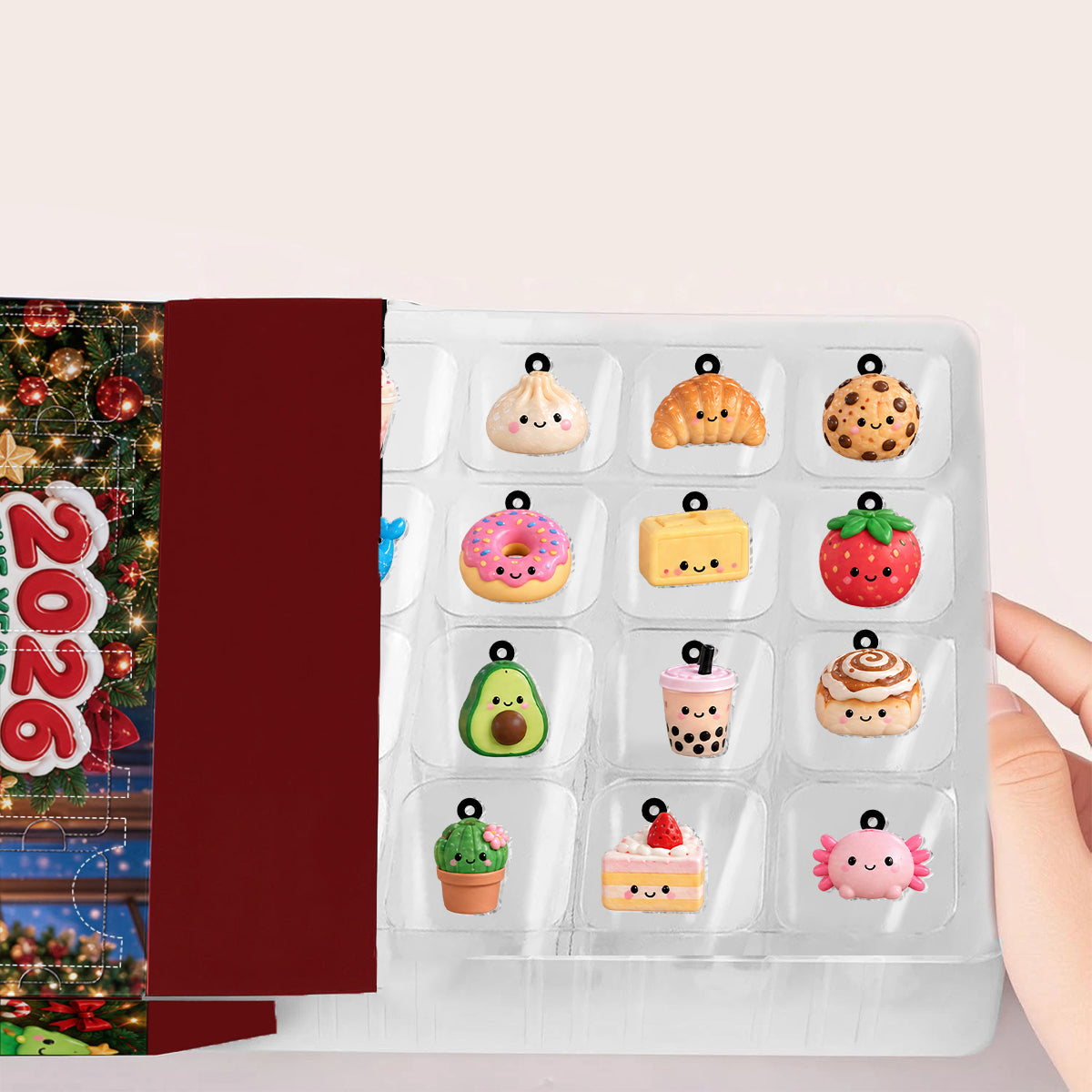 L'Année de la Chasse aux Squishies - Calendrier de l'Avent Personnalisé pour Enfants avec Ornements