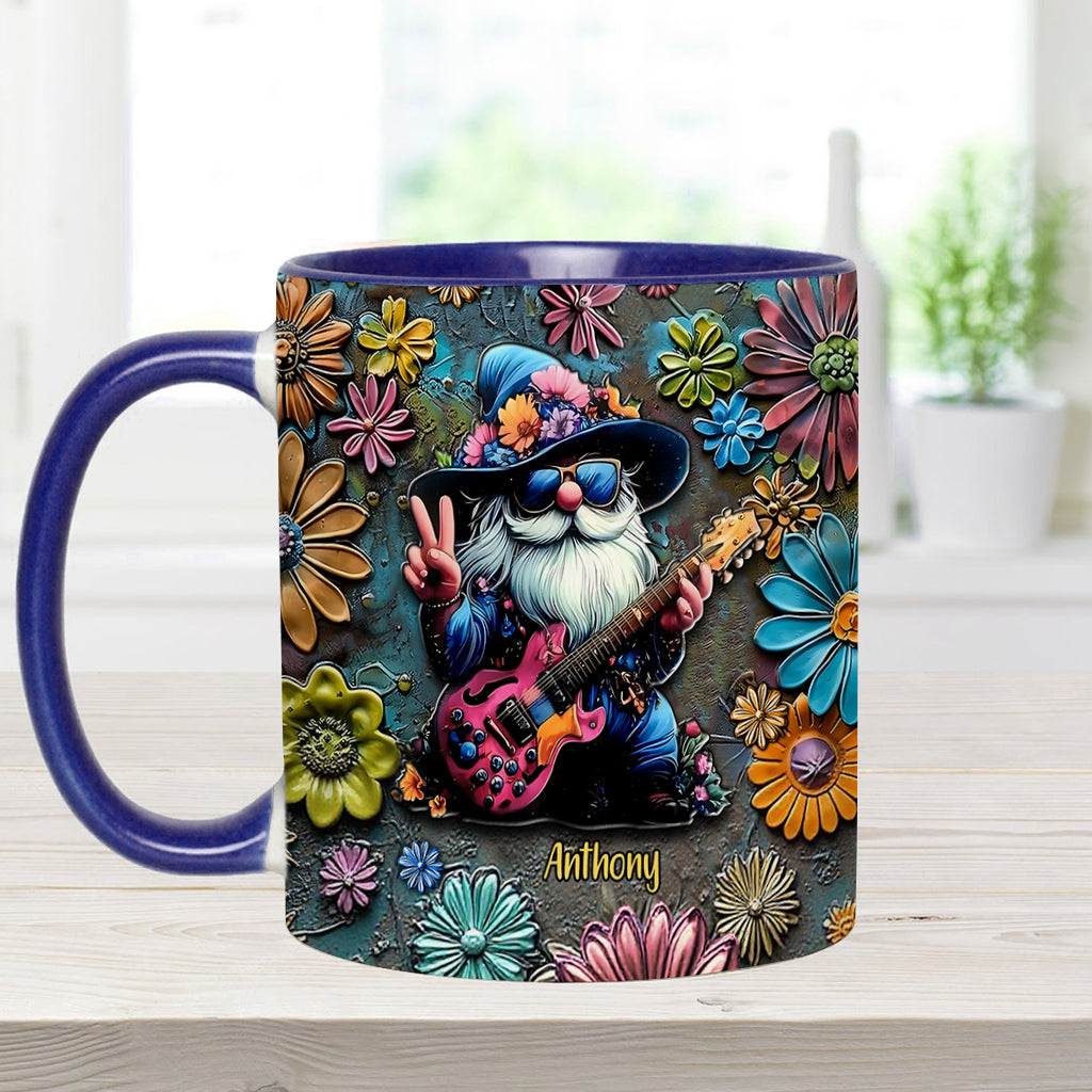 Hippie Gnome - Personalized Hippie Accent Mug