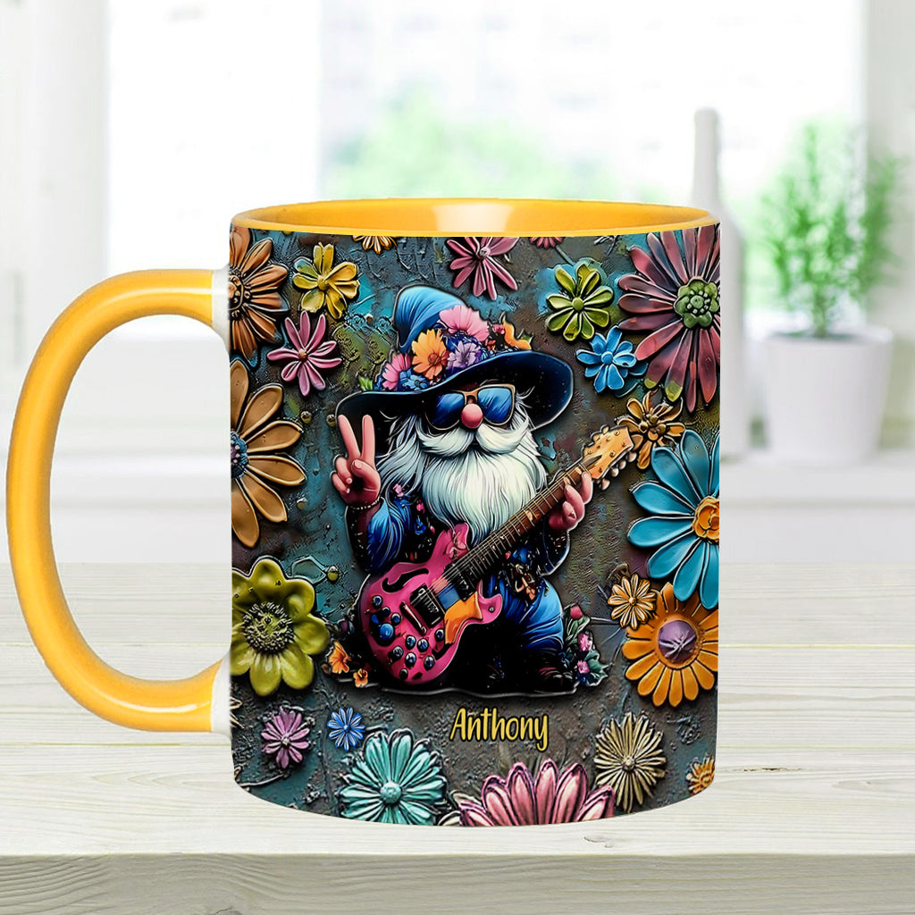 Hippie Gnome - Personalized Hippie Accent Mug