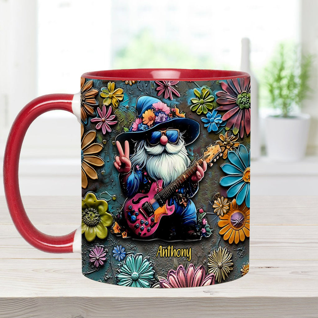 Hippie Gnome - Personalized Hippie Accent Mug