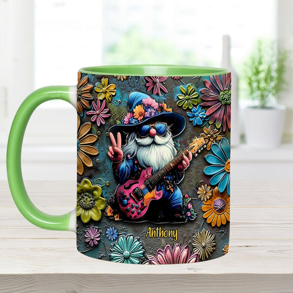 Hippie Gnome - Personalized Hippie Accent Mug