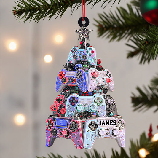 Superbe joueur de jeux vidéo - Ornement de jeu vidéo personnalisé