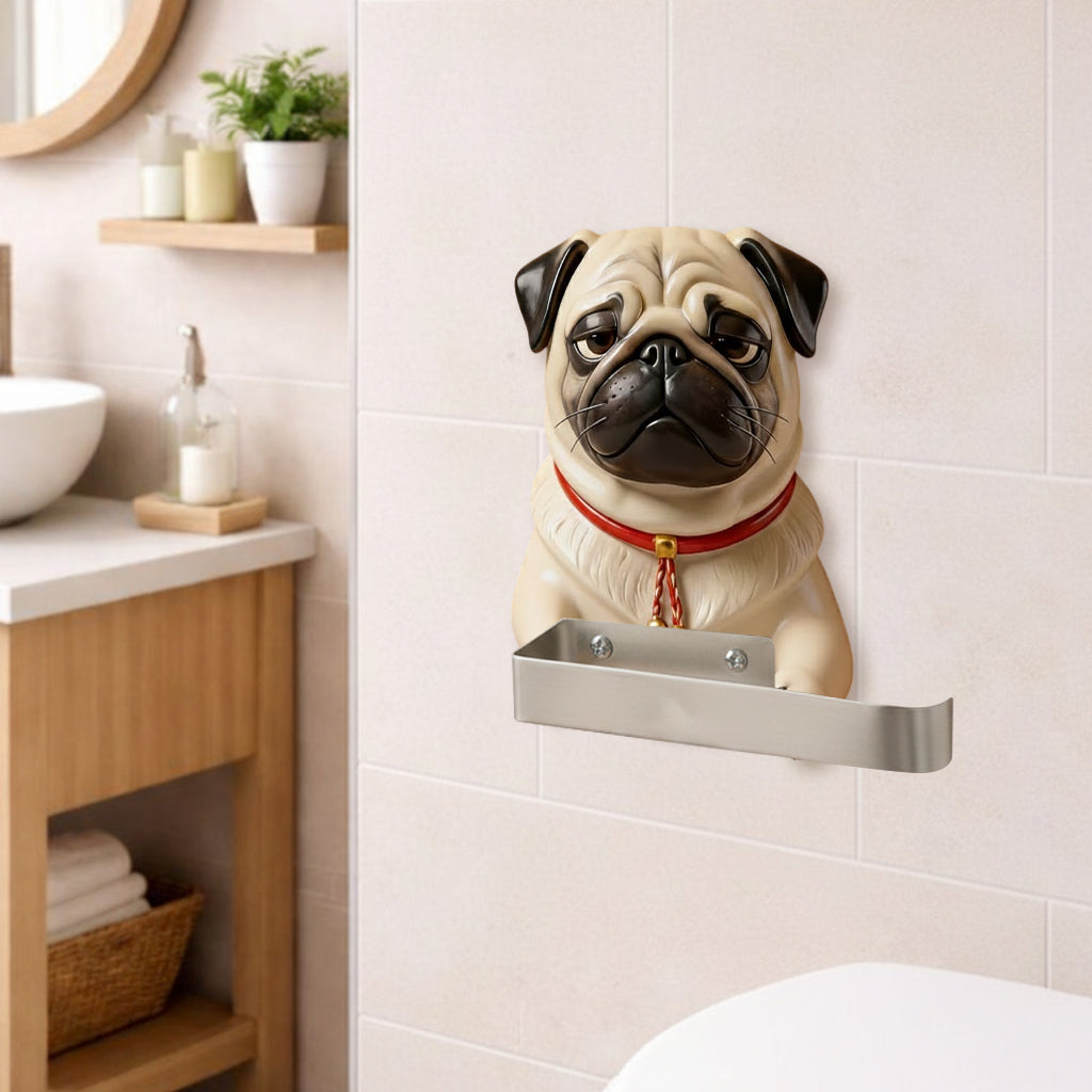 Porte-papier toilette pour chien personnalisé à partir de n'importe quelle photo -