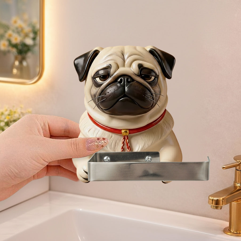 Porte-papier toilette pour chien personnalisé à partir de n'importe quelle photo -