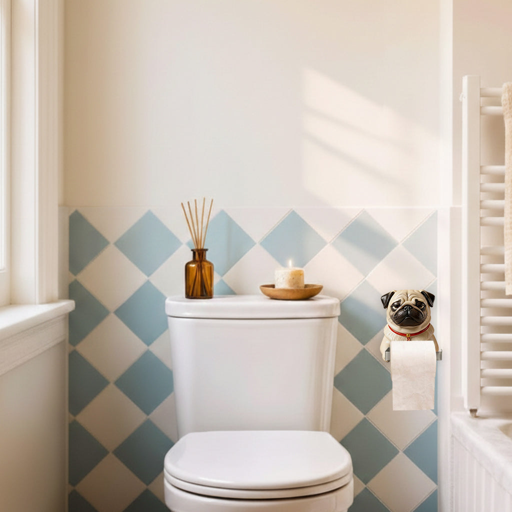 Porte-papier toilette pour chien personnalisé à partir de n'importe quelle photo -