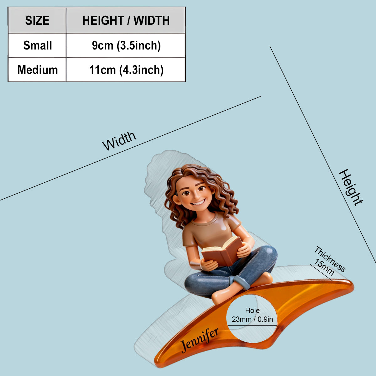 Livres d'amour - Porte-pages de livre personnalisé