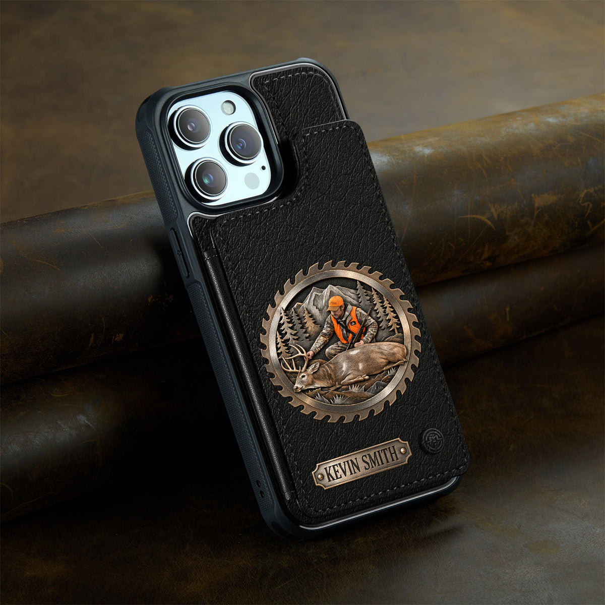 Custom From Any Photo - Personalized Hunting Fully Printed Wallet Phone Case