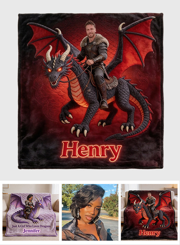 Dragon d'Amour - Couverture Dragon Personnalisée