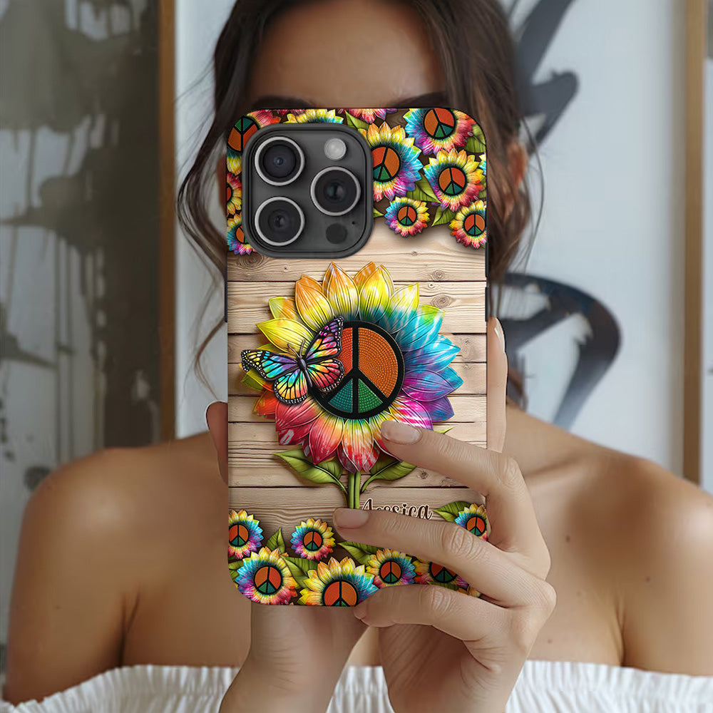Coque de téléphone personnalisée Hippie Soul - Motif hippie intégral
